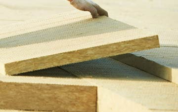 measuring Pentre Llanrhaeadr tapered insulation